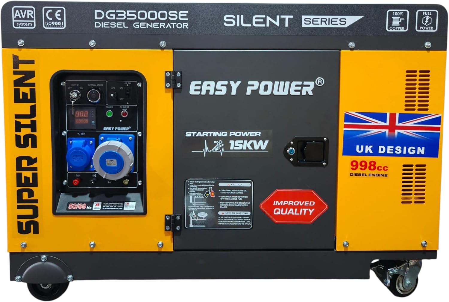 Генератор дизельний EASY POWER DG35000SE
